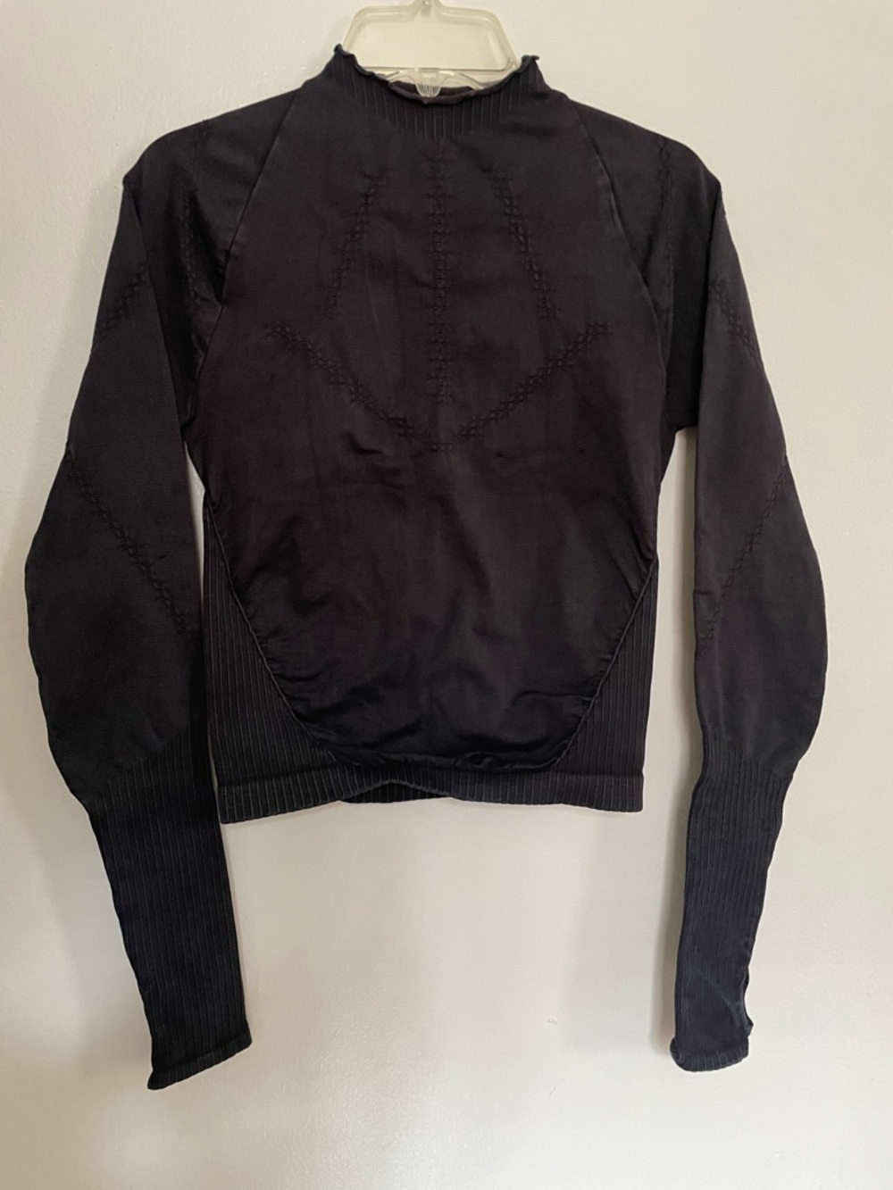 FP Movement by Free People Black Long Sleeve Mockneck Top